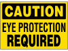 Caution Eye Protection Required - Decal